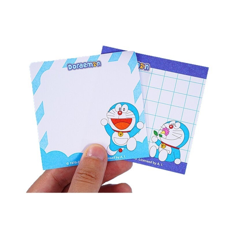 Origami Paper Set - 4 ชิ้น โดราเอมอน กระดาษโน้ตแบบมีกาว อุปกรณ์สำนักงาน อนิเมะน่ารัก