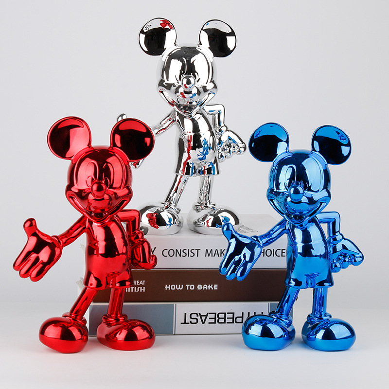 Art Craft Disney - ดิสนีย์เครื่องไฟฟ้าต้อนรับศิลปะและงานฝีมือของตกแต่งห้องนั่งเล่นทางเข้าตู้ทีวีเดสก์ท็อปตุ๊กตาการ์ตูนตกแต่งด้วยมือ