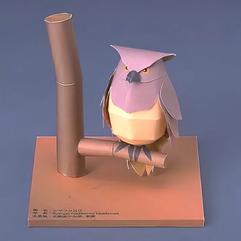 Art Craft Center - Blakiston ปลานกฮูก Origami Art Mini 3D