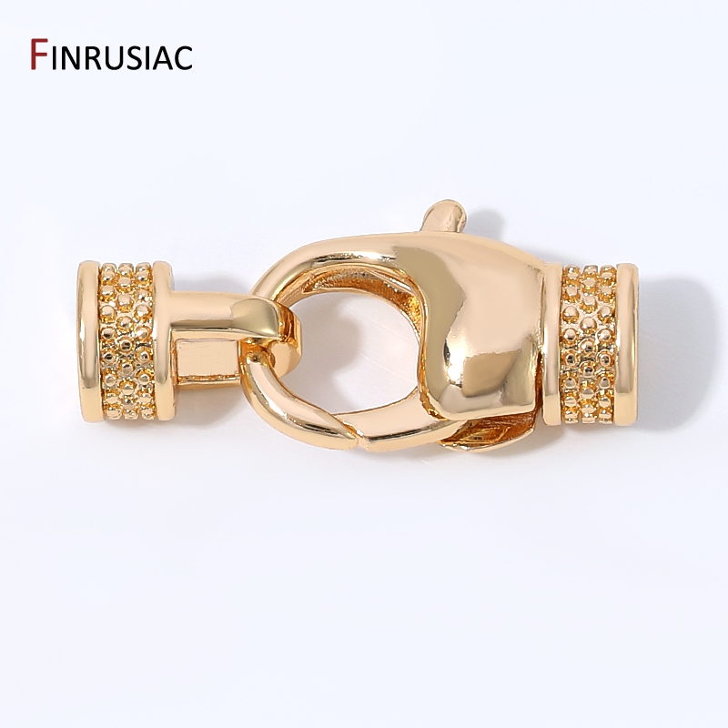 Art Craft Ideas - ตัวล็อคแบบก้ามปูทองเหลืองชุบทอง 14K, ตัวล็อคสำหรับเครื่องประดับ, ตัวล็อคปลายสำหรับทำสร้อยข้อมือ DIY อุปกรณ์ทำเครื่องประดับ