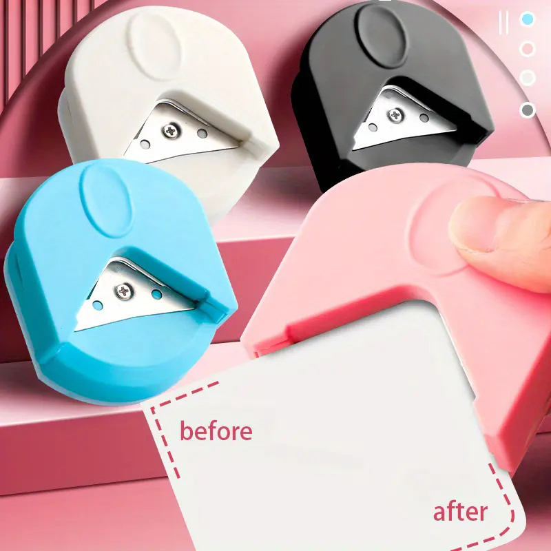 Art Craft Tools - 1/4Pcs Corner Rounder Punch R4 กระดาษแบบพกพาเครื่องตัดTrimmerสําหรับตัดDIY