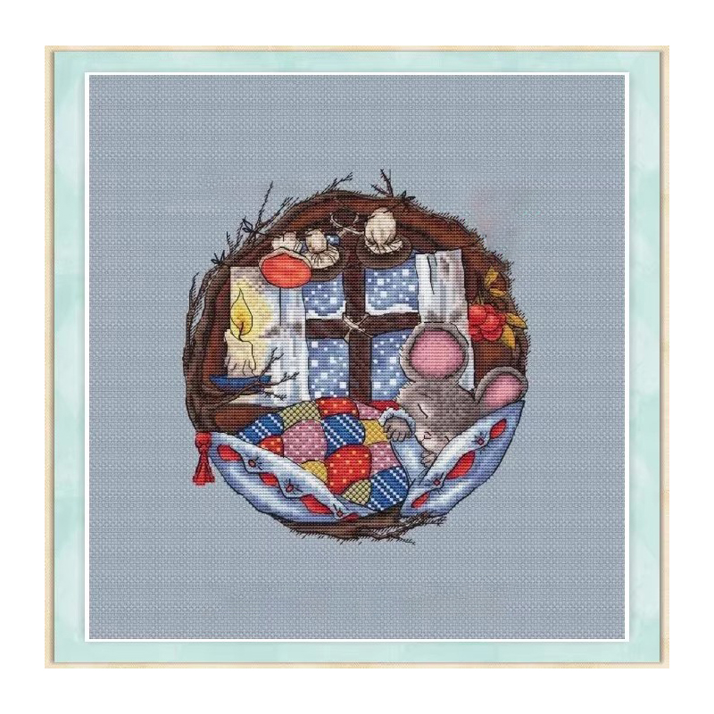 Art Craft And Cloth - 10755 ชุดปักครอสติสเย็บปักถักร้อย Cross-stitch Stich Diy ชุดปักครอสติส