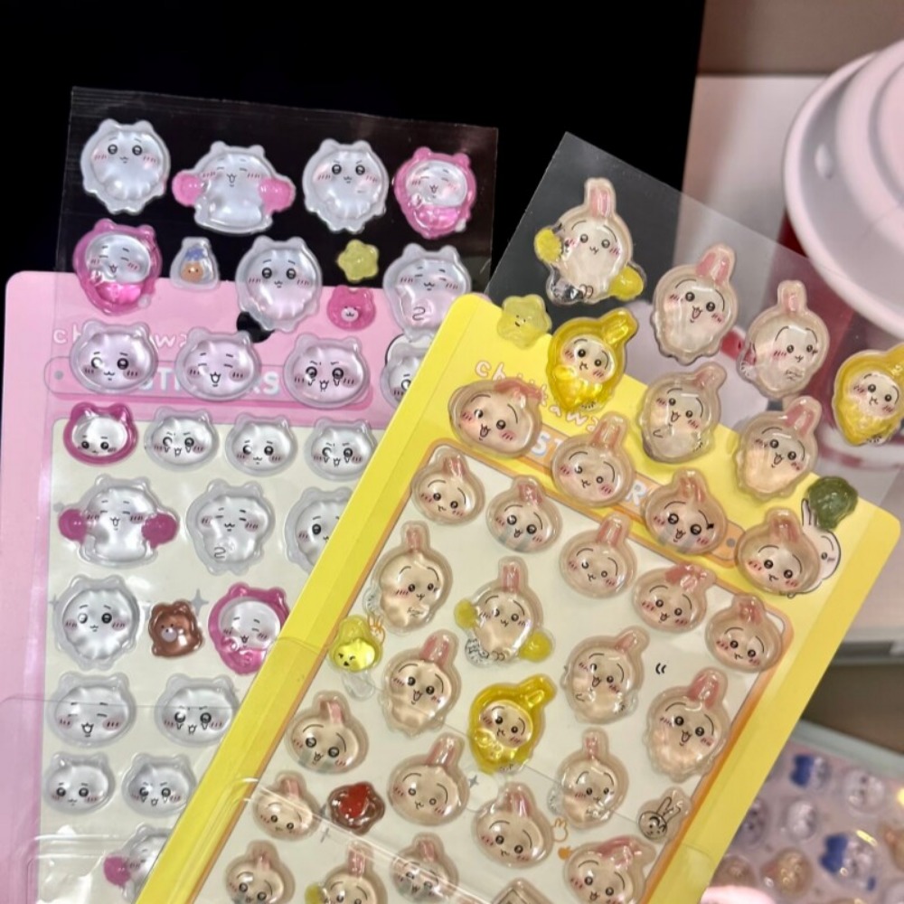 Art Craft And Cloth - สติกเกอร์นูนลายชิคคาวะ 3 มิติ น่ารัก สำหรับตกแต่ง DIY