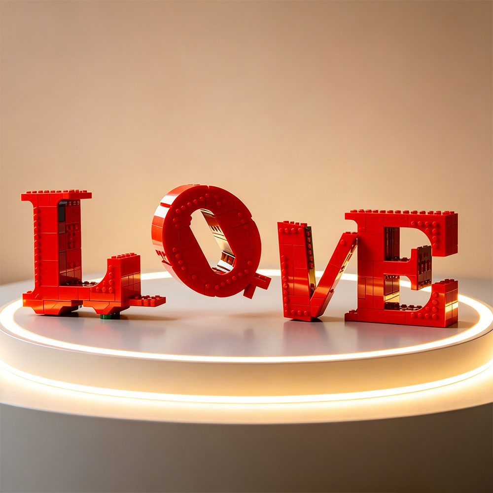 Art Craft Disney - งานศิลปะตกแต่งบ้าน ของขวัญสำหรับคนรัก รูปปั้น LOVE ของตกแต่งบ้าน สำนักงาน