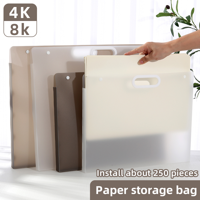 Art Portfolio Bag - กระเป๋าผลงานศิลปะกันน้ําสําหรับกระดาษสเก็ตช์ 4K/8K ที่ใส่เอกสารพกพามือสําหรับงานศิลปะและอัลบั้ม