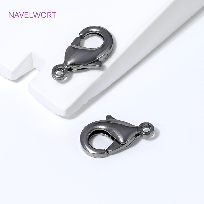 ตัวล็อกแบบก้ามปูสีดำชุบทองเหลื - Art Craft Ideas บทวิจารณ์และราคา