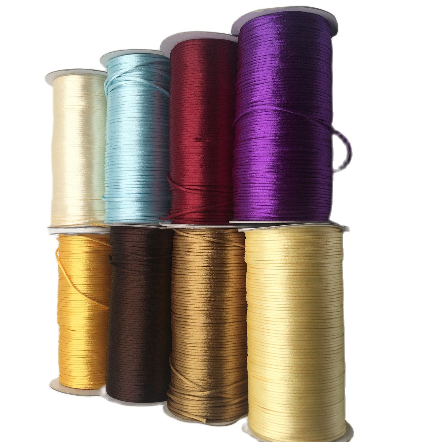 2Mm Braided Macrame ผ้าไหม Mac - Macrame Cord Cotton บทวิจารณ์และราคา