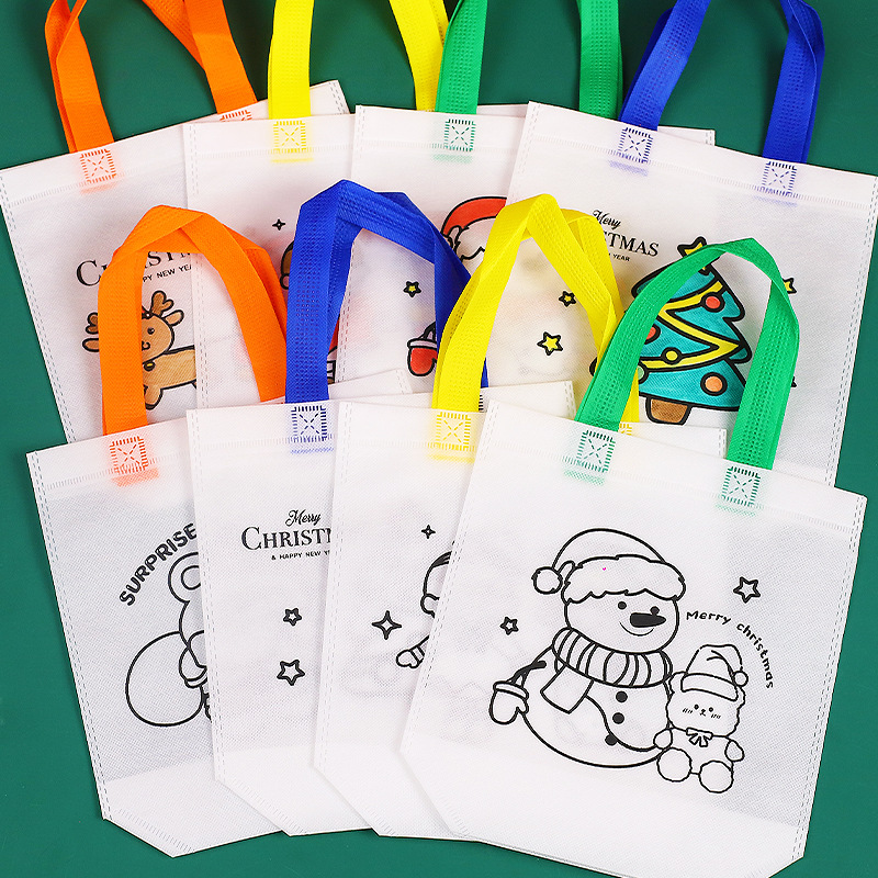 กระเป๋าผ้าลายการ์ตูนคริสต์มาส  - Art Craft Doodle บทวิจารณ์และราคา