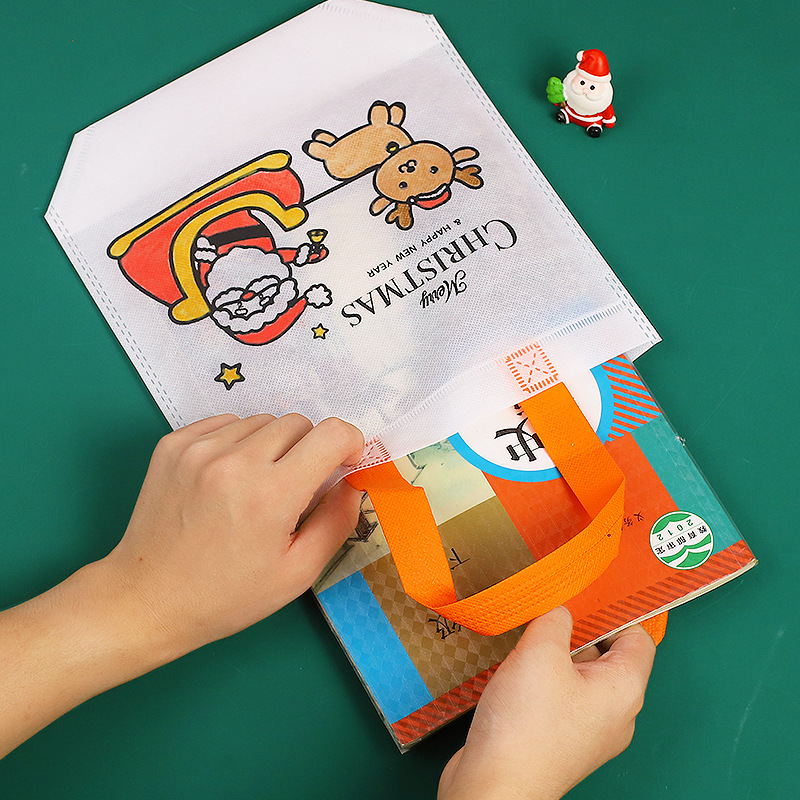 กระเป๋าผ้าลายการ์ตูนคริสต์มาส  - Art Craft Doodle บทวิจารณ์และราคา