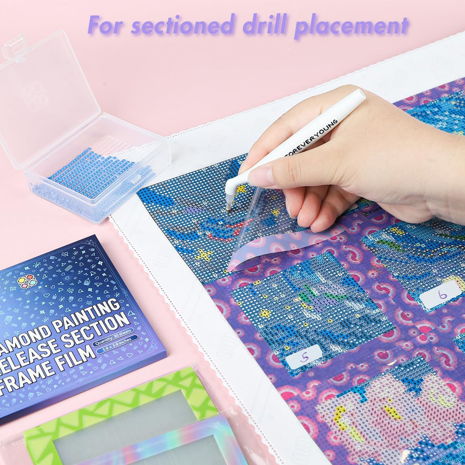 ชุดอุปกรณ์จัดตำแหน่งภาพวาดเพชร - Art Craft Tools บทวิจารณ์และราคา