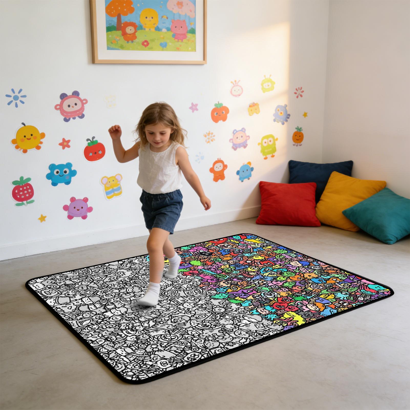 ผ้าห่มระบายสี DIY ผ้าคลุมโซฟาแ - Art Craft For Preschoolers บทวิจารณ์และราคา