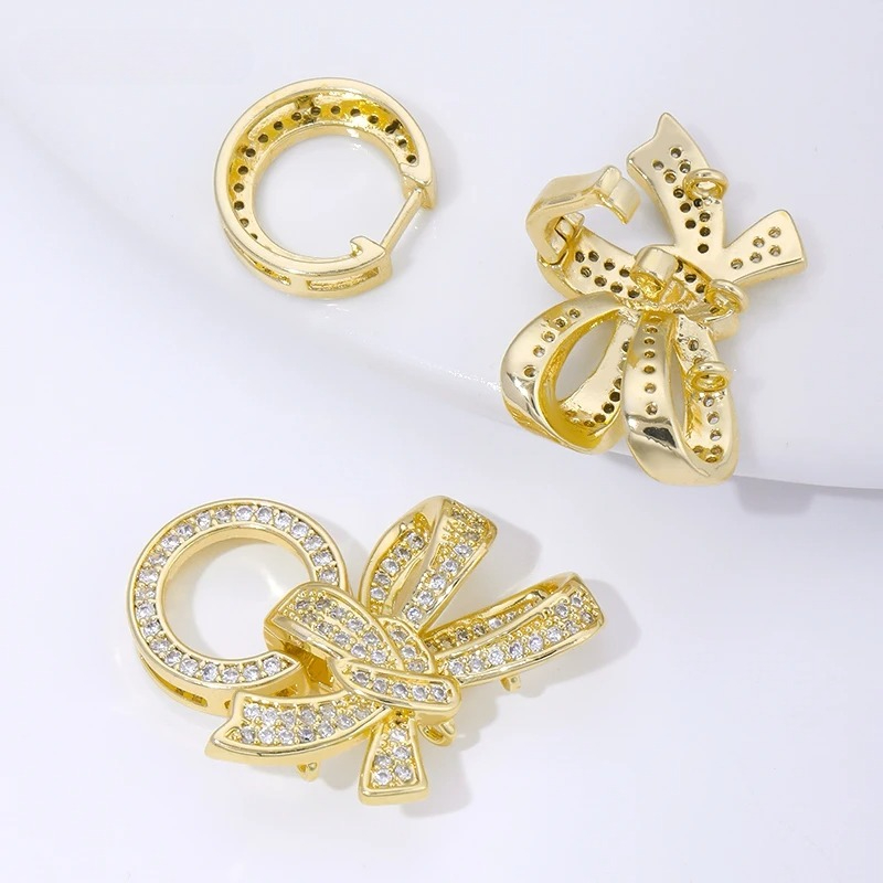 ตัวล็อกแบบผีเสื้อ 3 วง ชุบทอง  - Art Craft Ideas บทวิจารณ์และราคา