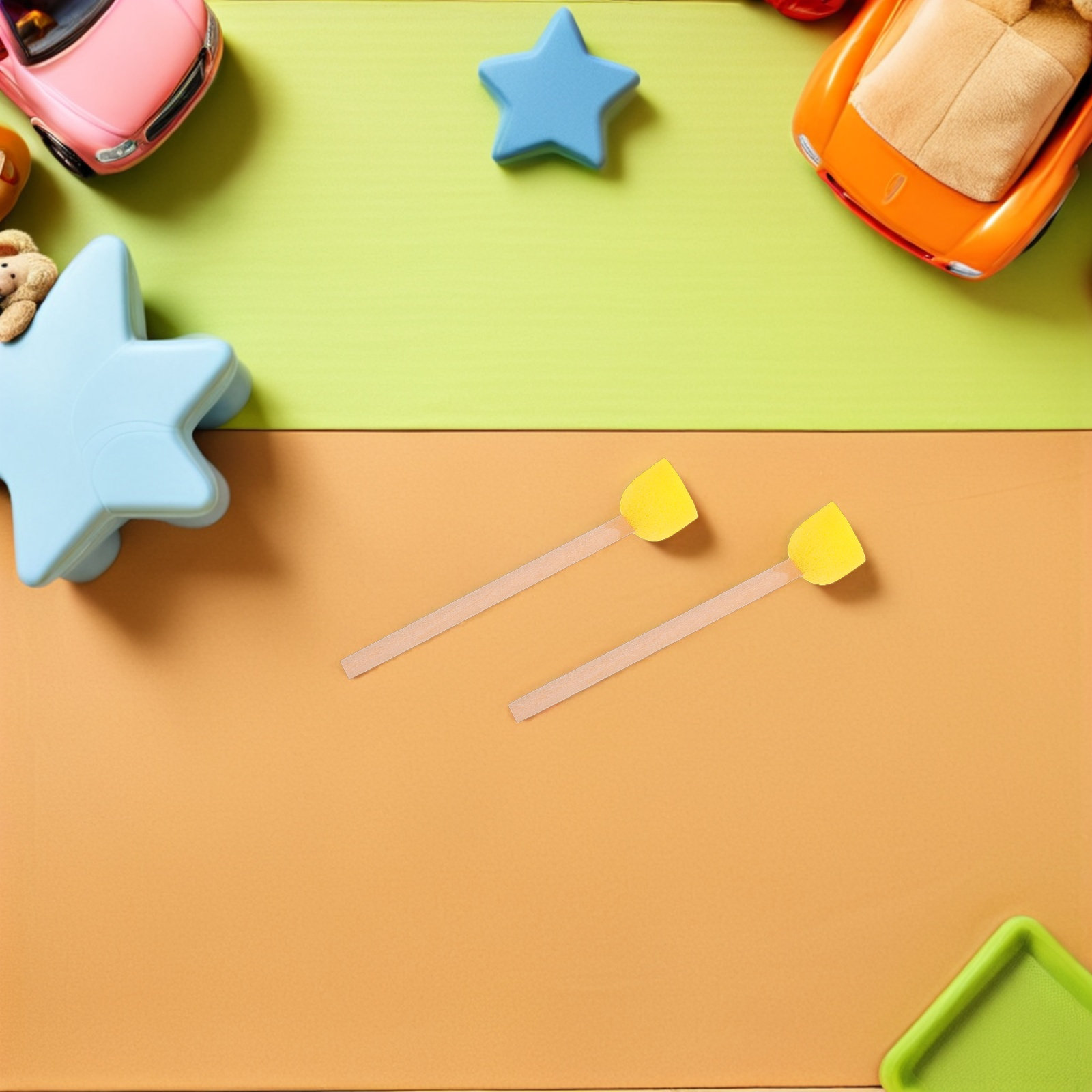 แปรงฟองน้ำทรงกลม 80 ชิ้น ด้ามไ - Art Craft For Preschoolers บทวิจารณ์และราคา