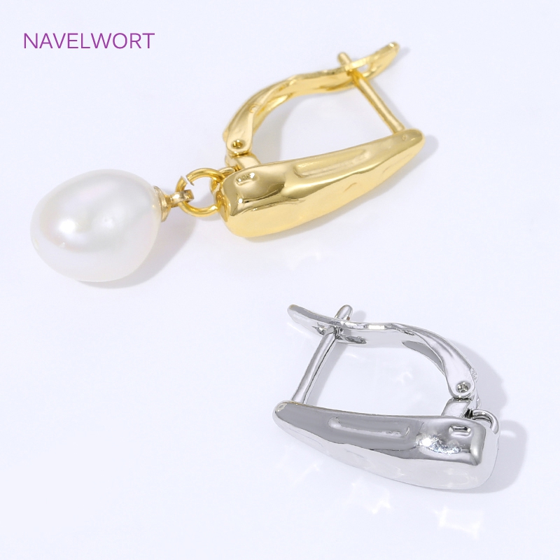 ตะขอเกี่ยวต่างหูแบบเรียบ ชุบทอ - Art Craft Ideas บทวิจารณ์และราคา