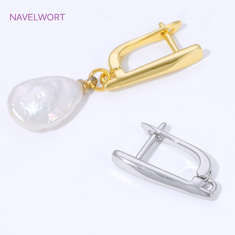 ตะขอเกี่ยวต่างหูแบบเรียบ ชุบทอ - Art Craft Ideas บทวิจารณ์และราคา