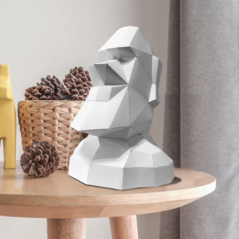 ขนาดใหญ่ขนาดเกาะอีสเตอร์ Moai  - Art Craft Center บทวิจารณ์และราคา