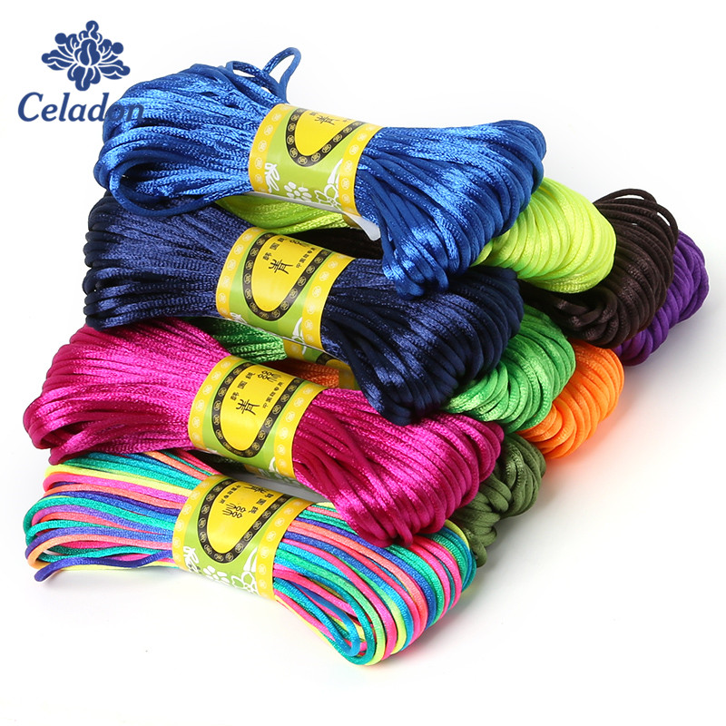 สายผ้าซาตินเนื้อนิ่ม2มม. 20เมต - Macrame Cord Cotton บทวิจารณ์และราคา
