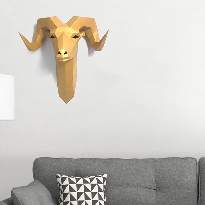 Pre-Cut Bighorn แกะป่าสัตว์ Wa - Art Craft Center บทวิจารณ์และราคา