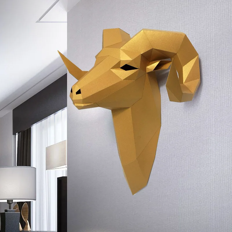 Pre-Cut Bighorn แกะป่าสัตว์ Wa - Art Craft Center บทวิจารณ์และราคา