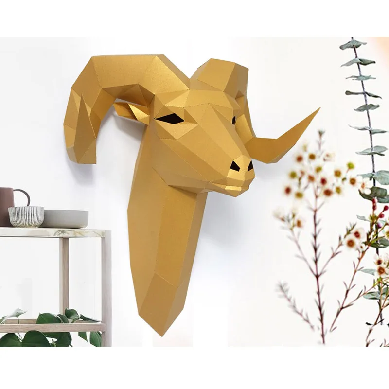 Pre-Cut Bighorn แกะป่าสัตว์ Wa - Art Craft Center บทวิจารณ์และราคา