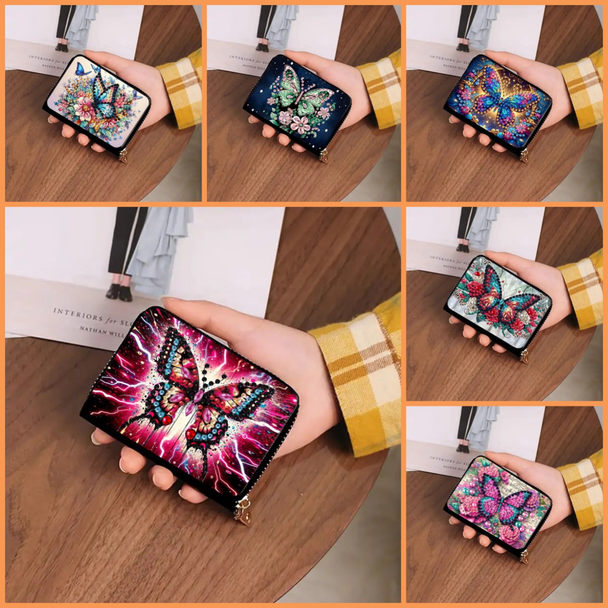 ชุดภาพวาดเพชร DIY 1 ชุด ลายผีเ - Art Craft Butterfly บทวิจารณ์และราคา