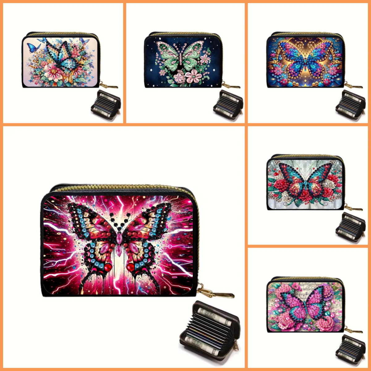 ชุดภาพวาดเพชร DIY 1 ชุด ลายผีเ - Art Craft Butterfly บทวิจารณ์และราคา