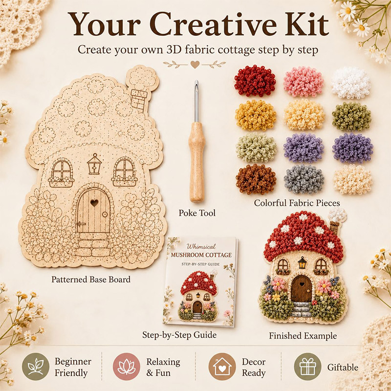 ชุดงานฝีมือ DIY บ้านเห็ด 3 มิต - Art & Craft Of Problem Solving บทวิจารณ์และราคา