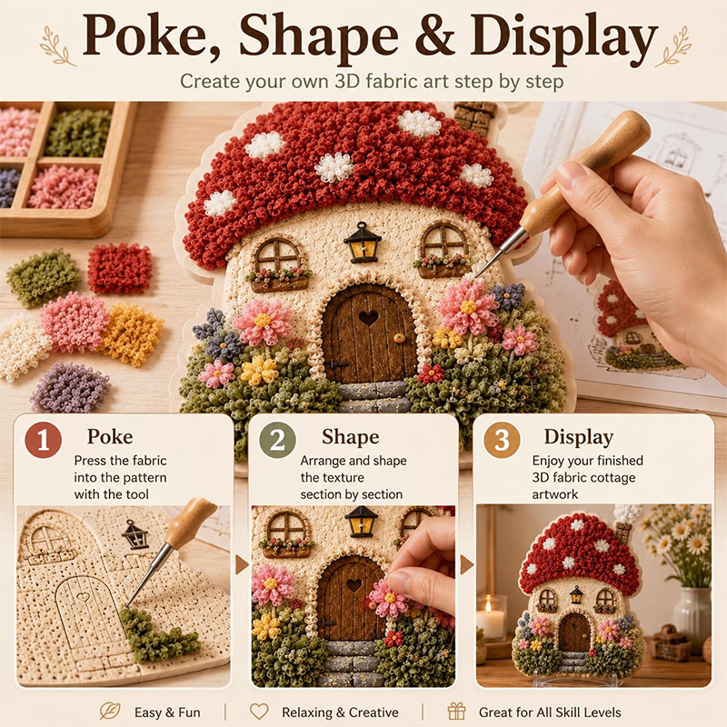 ชุดงานฝีมือ DIY บ้านเห็ด 3 มิต - Art & Craft Of Problem Solving บทวิจารณ์และราคา