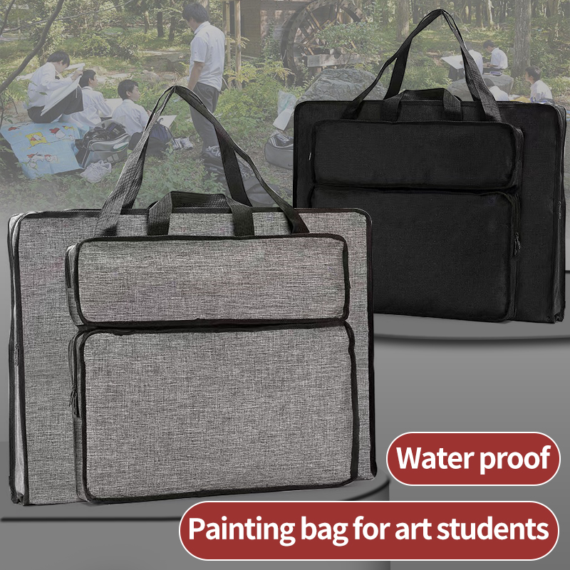 8K/4K กันน้ําไนลอนกระเป๋าวาดภา - Art Portfolio Bag บทวิจารณ์และราคา