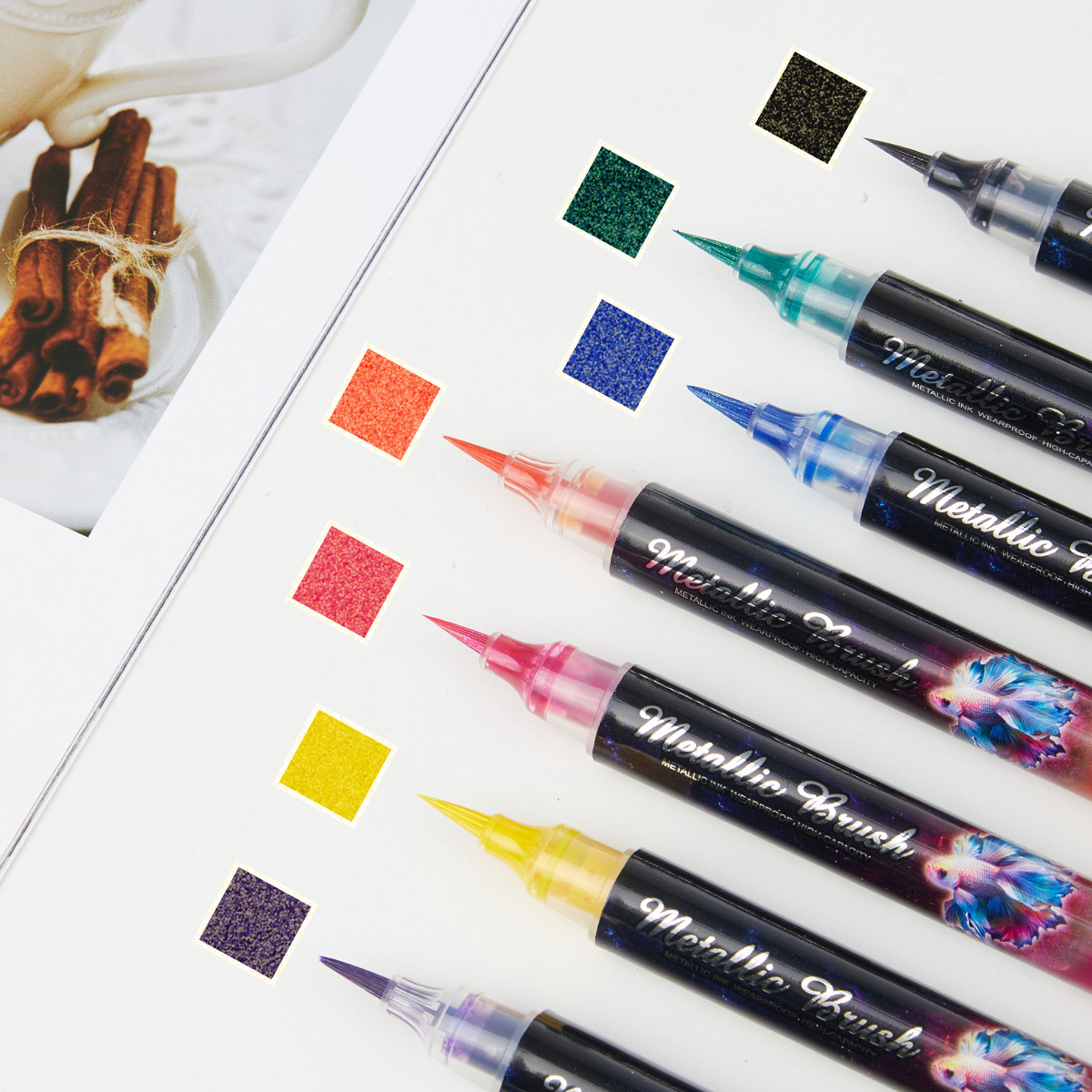 ปากกาเมจิกกลิตเตอร์ 8 สี ปลายห - Art Craft Doodle บทวิจารณ์และราคา