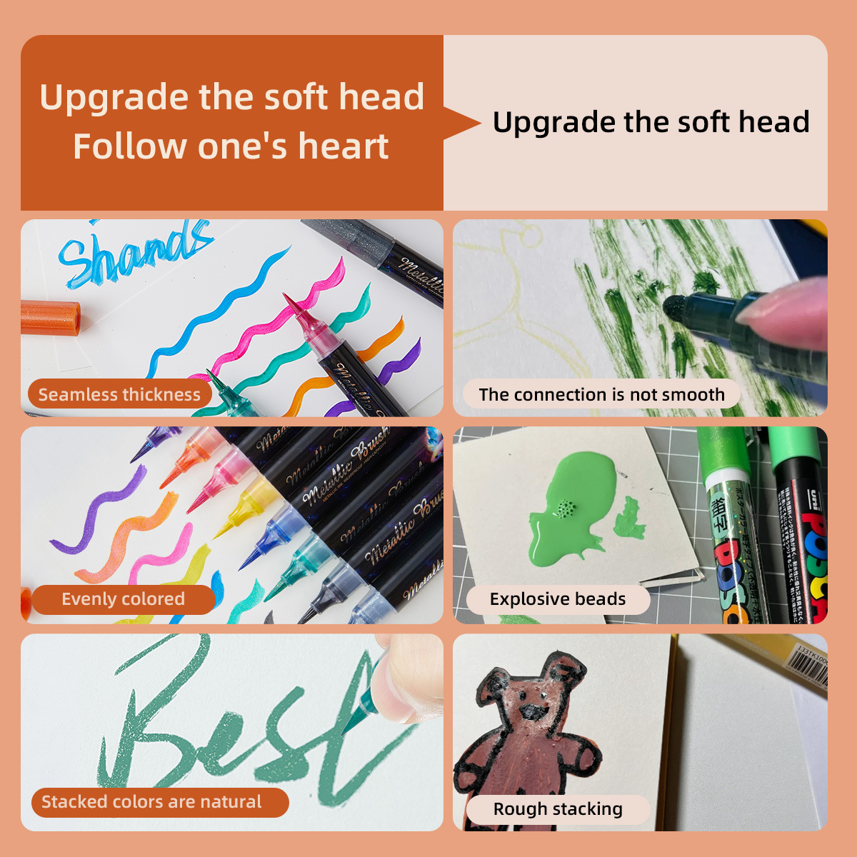 ปากกาเมจิกกลิตเตอร์ 8 สี ปลายห - Art Craft Doodle บทวิจารณ์และราคา