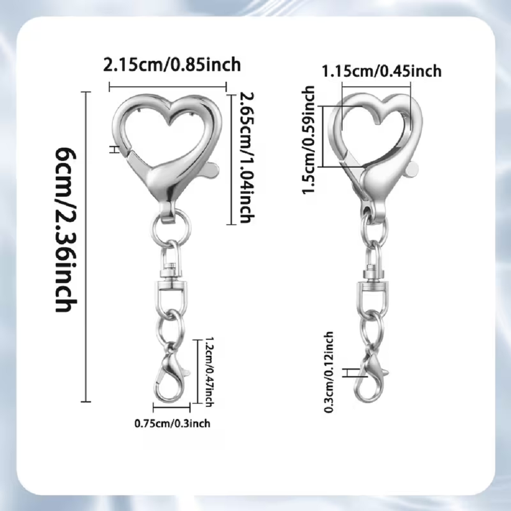 ตะขอเกี่ยวรูปหัวใจแบบหมุนได้ 5 - Art Craft Ideas บทวิจารณ์และราคา