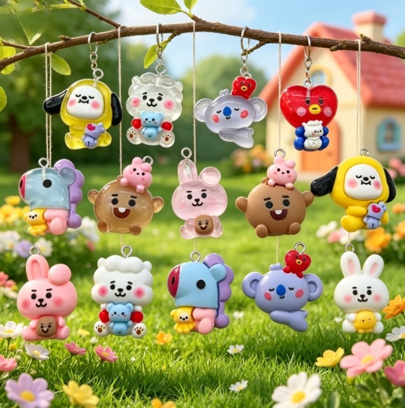 ชุด 7 ชิ้น BT21 ชาร์มการ์ตูนเร - Art Craft Ideas บทวิจารณ์และราคา