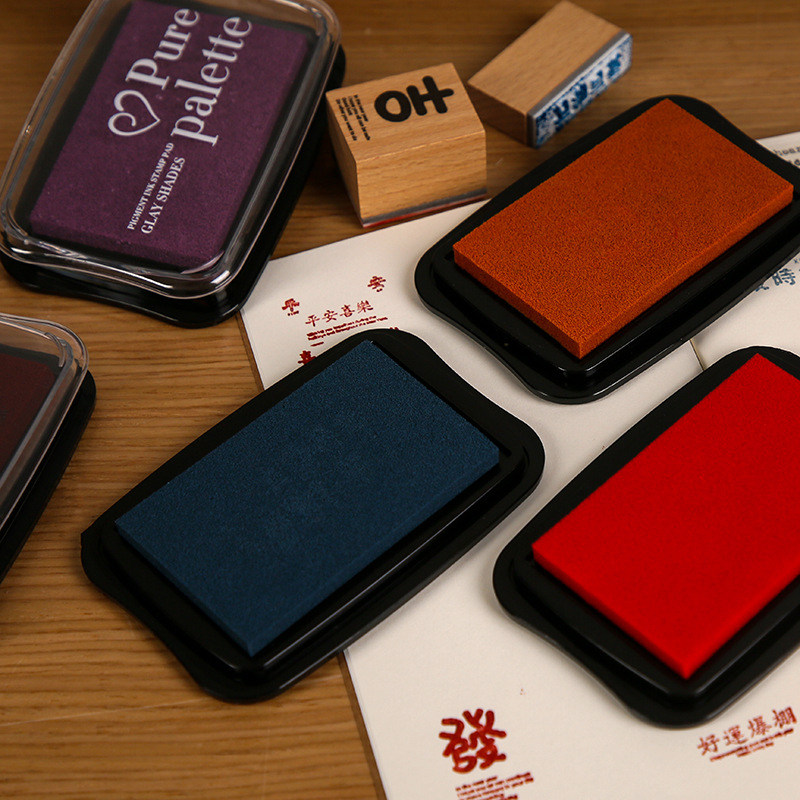 12 สี Vintage สีทึบขนาดใหญ่หมึ - Rubber Stamp Blank บทวิจารณ์และราคา
