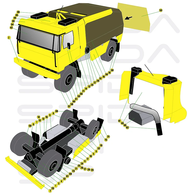Tatra 815 2008 รถบรรทุก 1:53 D - Art Craft Center บทวิจารณ์และราคา