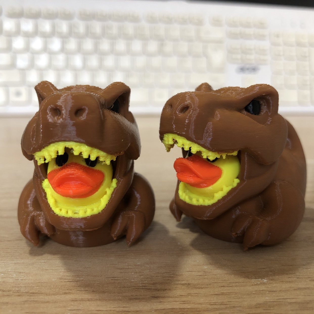 รูปปั้นเป็ดไดโนเสาร์พิมพ์ 3 มิ - Art Craft Duck บทวิจารณ์และราคา