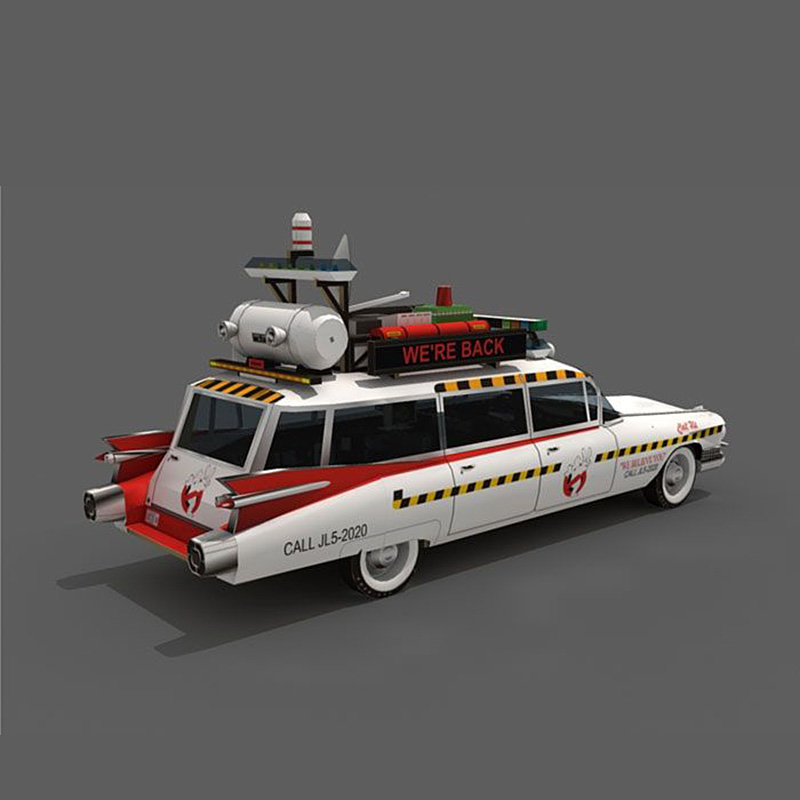 Ghostbusters รถ Ecto-1A 1:20 O - Art Craft Center บทวิจารณ์และราคา