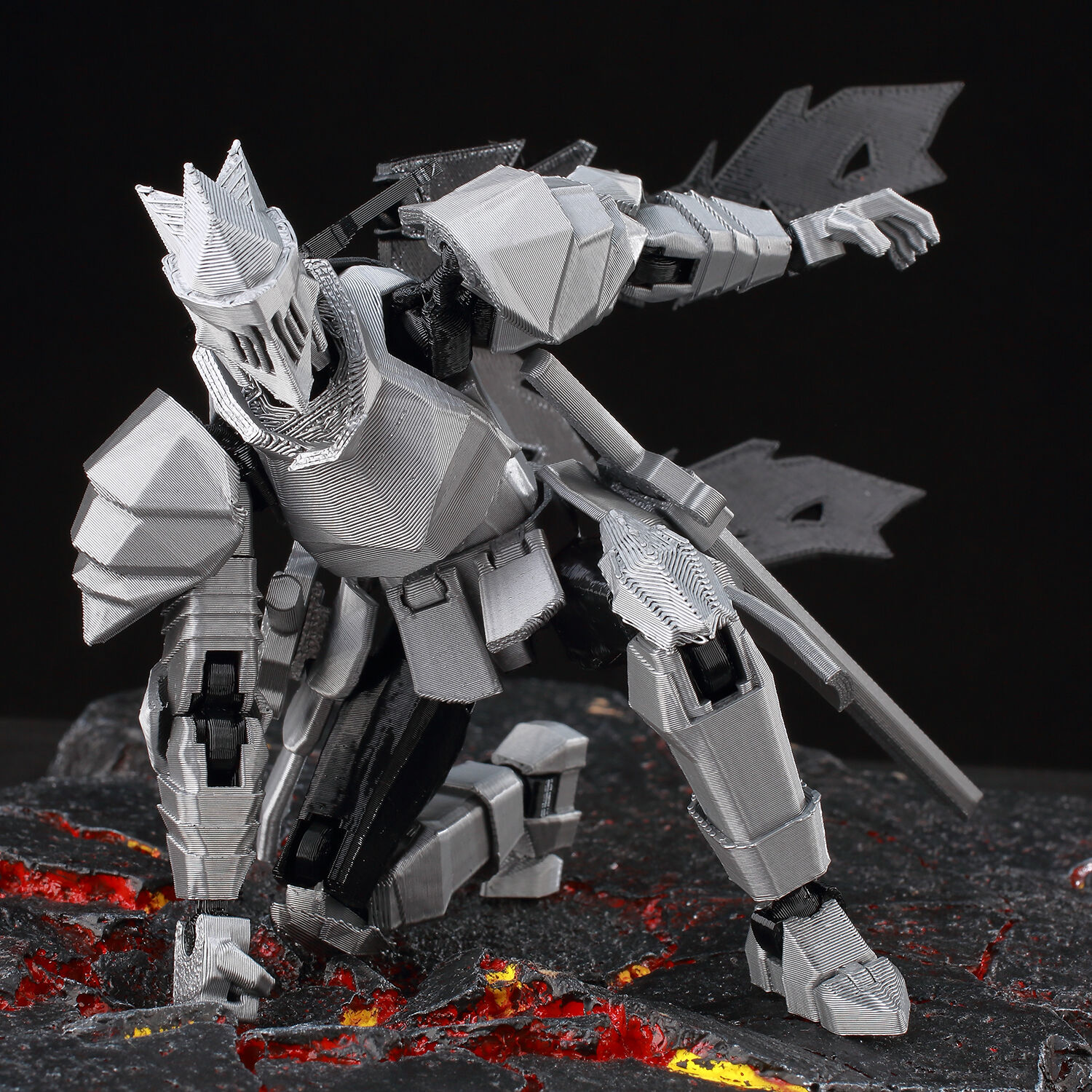 ​ 9L3D Lucky13 Silver Knight R - Art Craft Online บทวิจารณ์และราคา