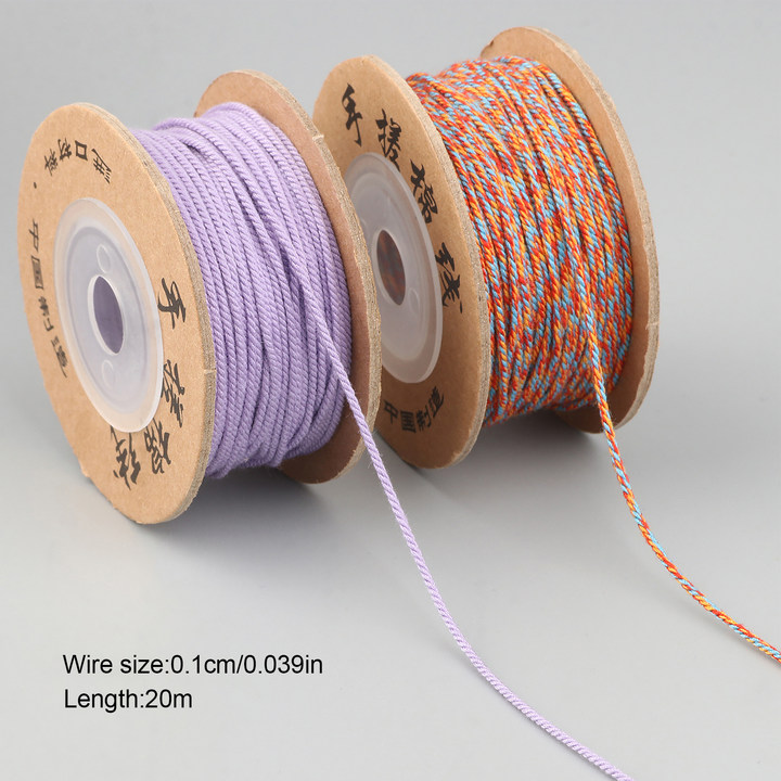 สายมาคราเม่คอตตอนพรีเมี่ยม20ม. - Macrame Cord Cotton บทวิจารณ์และราคา