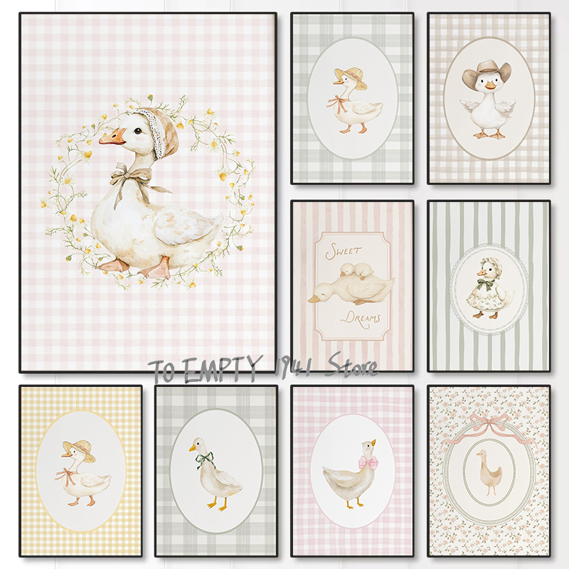 โปสเตอร์ภาพวาดบนผ้าแคนวาสลายห่ - Art Craft Duck บทวิจารณ์และราคา