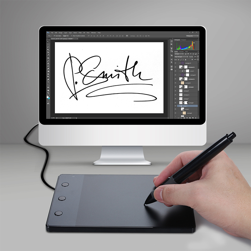 ใหม่ HUION H420กราฟิกแท็บเล็ต4 - Art Craft Online บทวิจารณ์และราคา