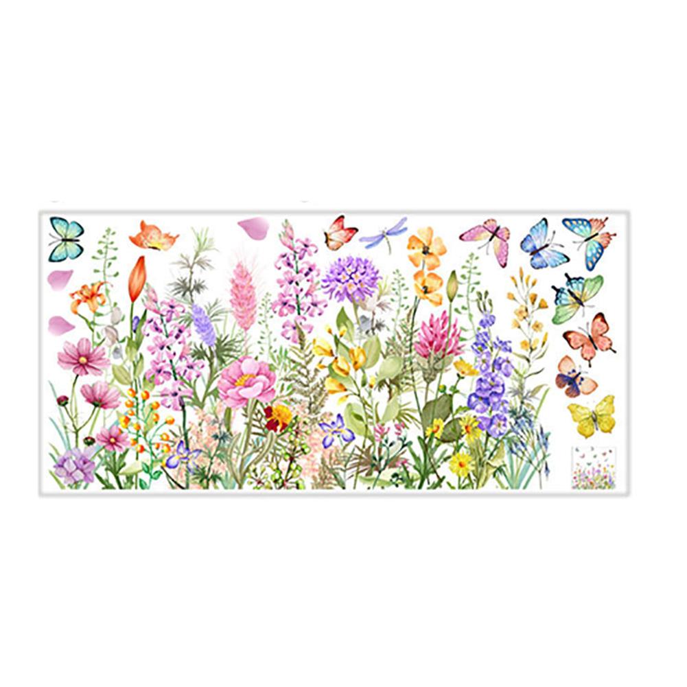 สติกเกอร์ติดผนังรูปดอกไม้สีสัน - Art Craft Butterfly บทวิจารณ์และราคา