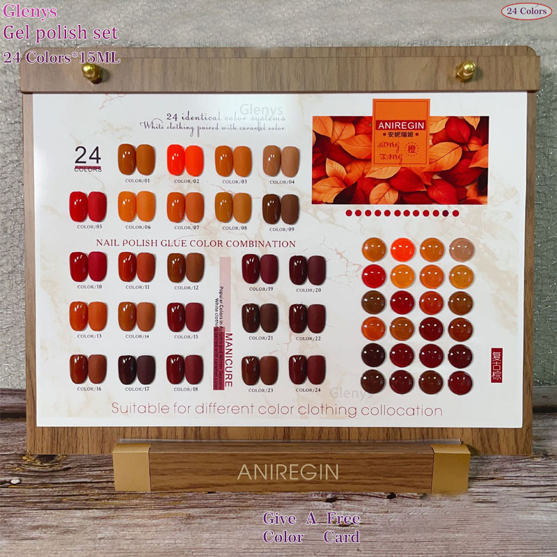 ยาทาเล็บสีน้ำตาลวินเทจ 24 สี ก - Art Craft Online บทวิจารณ์และราคา