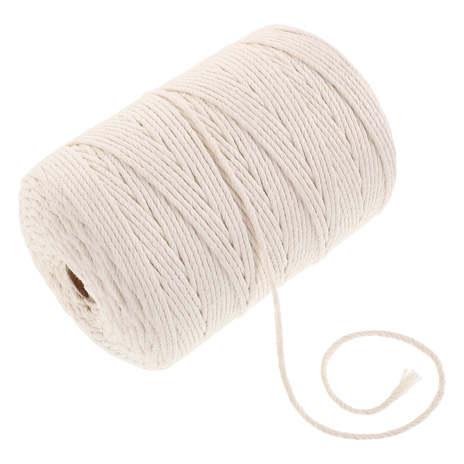 เชือกฝ้ายหนานุ่ม 1 ม้วน สำหรับ - Macrame Cord Cotton บทวิจารณ์และราคา