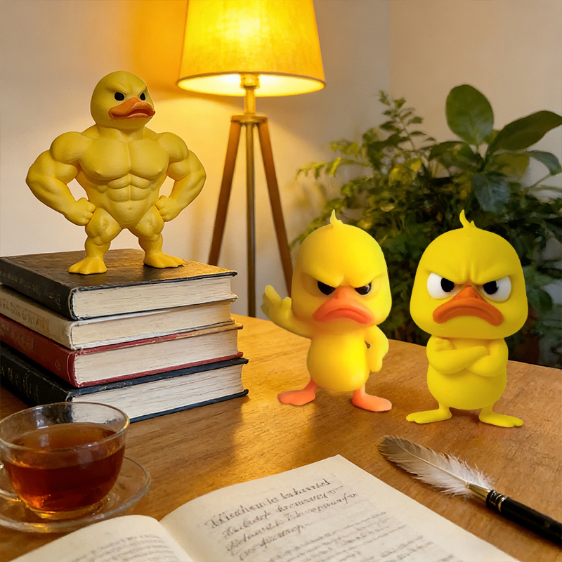 3/1 ชิ้น รูปปั้นเป็ดกล้า/เป็ดโ - Art Craft Duck บทวิจารณ์และราคา
