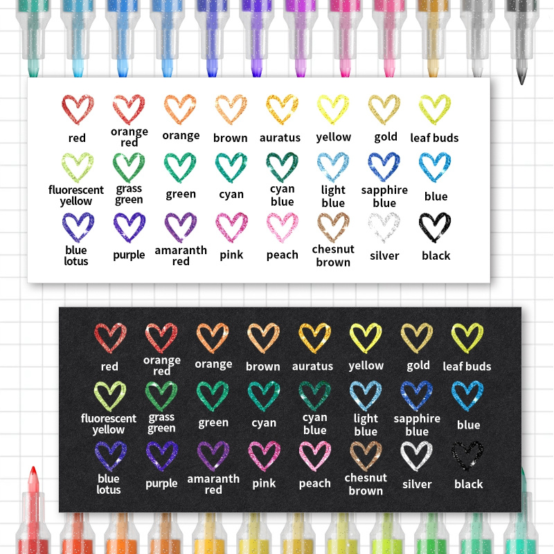 ปากกาอะคริลิคกลิตเตอร์ 12/24 ส - Art Craft Doodle บทวิจารณ์และราคา