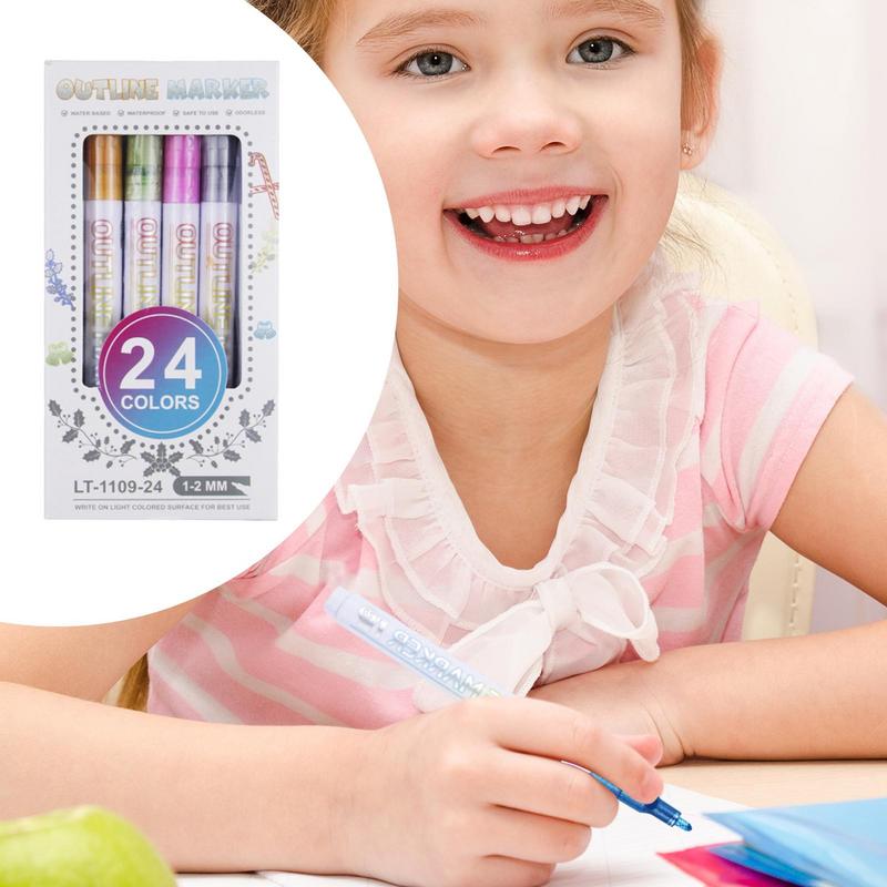 ปากกาเขียนข้อความกลิตเตอร์24สี - Art Craft Doodle บทวิจารณ์และราคา